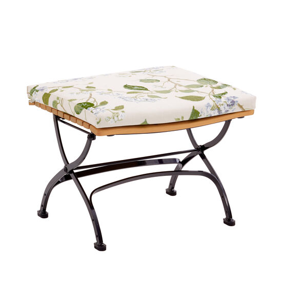 Sitzkissen Fontenay Lounge Hocker Dessin "Hortensia Blau"