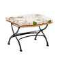 Sitzkissen Fontenay Lounge Hocker Dessin "Hortensia Rosa"