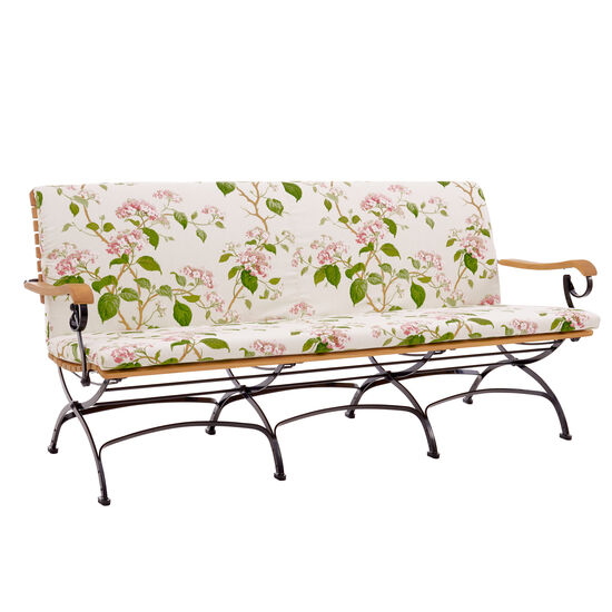 Auflage Fontenay Lounge Bank 180 Dessin "Hortensia Rosa"