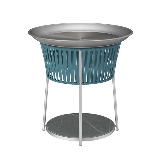 Temper Beistelltisch Keramik Petrol