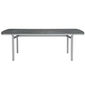 Temper Tisch Eloxal 220 x 100 Tischplatte Keramik