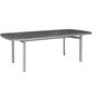 Temper Tisch Eloxal 220 x 100 Tischplatte Keramik