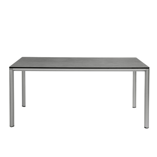 Portland Tisch Eloxal 165 x 90 Tischplatte Kunstharz Shade