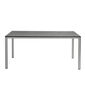 Portland Tisch Eloxal 165 x 90 Tischplatte Kunstharz Shade
