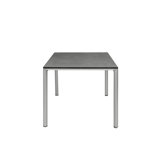 Portland Tisch Eloxal 165 x 90 Tischplatte Kunstharz Shade