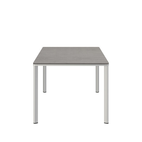 Portland Tisch Aluminium 165 x 90 Tischplatte Kunstharz Shade