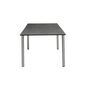 Portland Ausziehtisch Eloxal 165-225 x 90 Tischplatte Kunstharz Shade