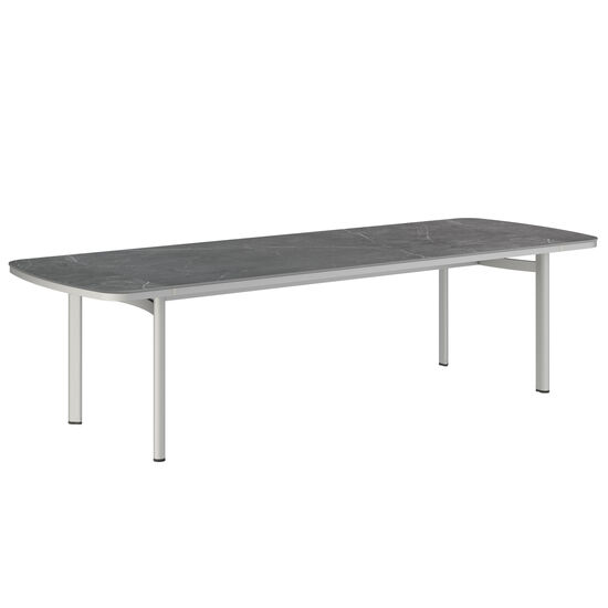 Temper Tisch Eloxal 280 x 100 Tischplatte Keramik
