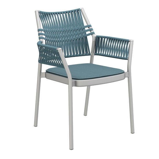 Temper Armlehnstuhl Petrol