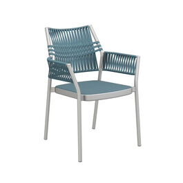 Temper Armlehnstuhl Petrol