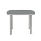 Temper Tisch Eloxal 100 x 100 Tischplatte Glas