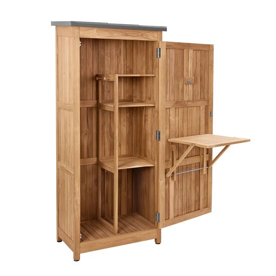 F2_3788_accessoires-garten-geraeteschrank-teak-86x56x192cm-regalboeden-haken-garpa-offen_1500x1500