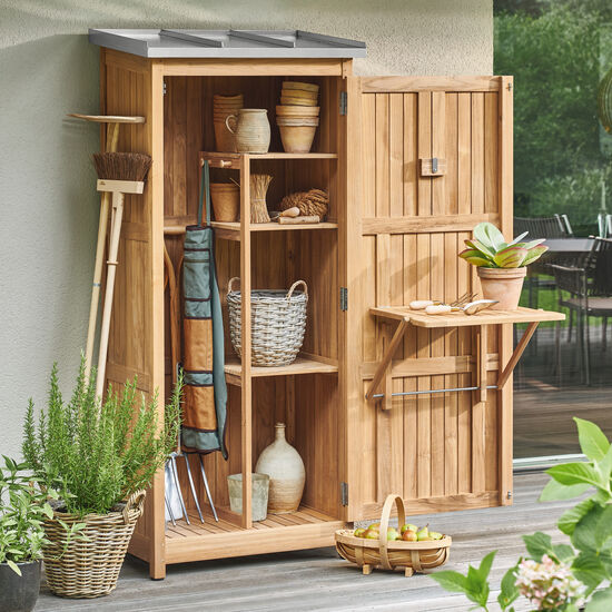 Geräteschrank Teak