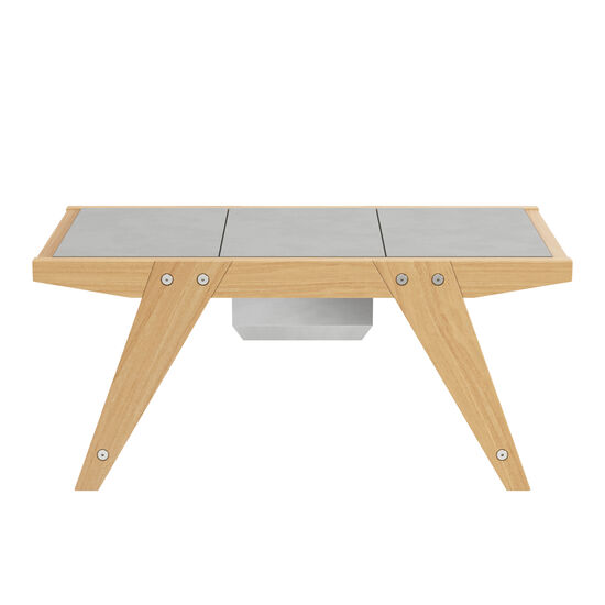 Doppia Beistelltisch Kunstharz mit Einsatz