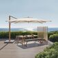 Positano Sommerdach 3,50 x 3,50 m quadratisch, Elfenbein