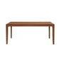 Tavo Massivholztisch Nussbaum, ausziehbar