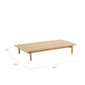 Cavo Lounge Couchtisch 160 x 80 Teak