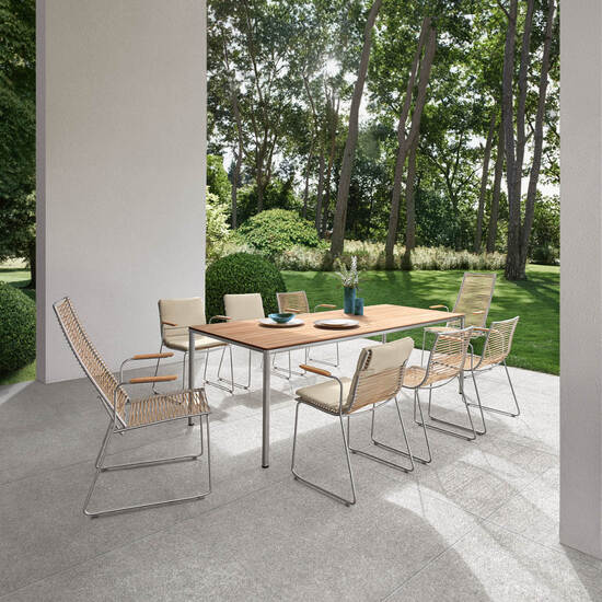 Pan Armlehnstuhl Braun