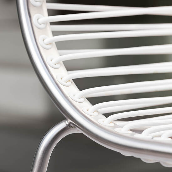 Pan Armlehnstuhl Weiß