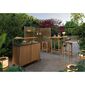 Bartisch 80 x 80 Teak