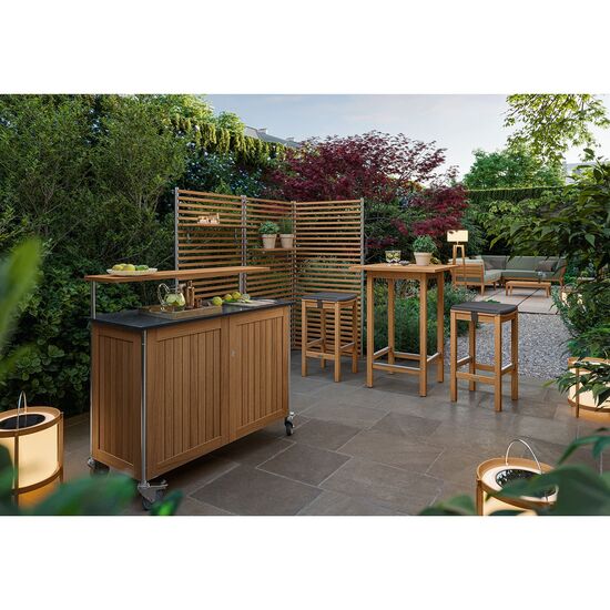 Barhocker Teak