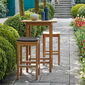 Teak Barhocker