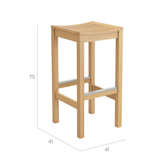 Barhocker Teak