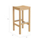 Barhocker Teak