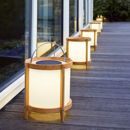 Neva Solarleuchte Teak