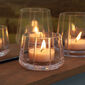 Windlichter-Set aus Kristallglas (2er-Set)