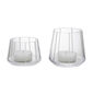 Windlichter-Set aus Kristallglas (2er-Set)