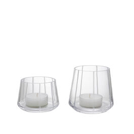 Windlichter Kristallglas, 2er-Set