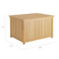 Kissentruhe Teak 3XL
