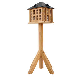 Vogelhaus Villa beleuchtet