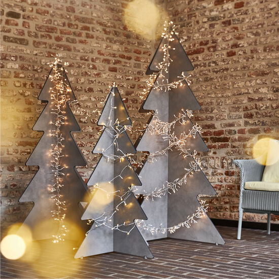 Nantes Weihnachtsbäume 3er-Set groß