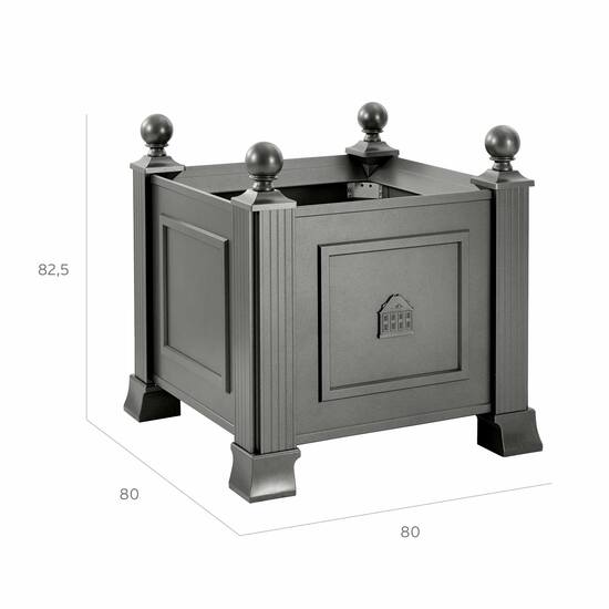 Grenoble Pflanzkübel 80 x 80 x 82,5
