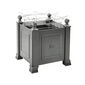 Grenoble Edelstahlaufsatz 65 x 65