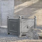 Grenoble Edelstahlaufsatz 80 x 80