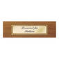 Messing-Schild inkl. Gravur