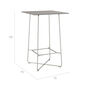 Bartisch 70 x 70 Tischplatte Kunstharz Shade