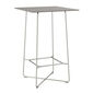 Bartisch 70 x 70 Tischplatte Kunstharz Shade