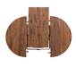 Tavo Massivholztisch rund Nussbaum, ausziehbar