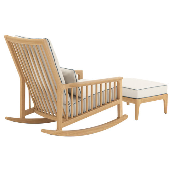 Newhaven Schaukelstuhl Set Linum/Indigo