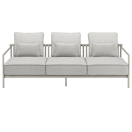 Loreto Dreisitzer inkl. Auflagen Dessin "Sinfonia Gris"