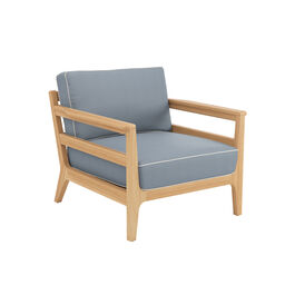 Newhaven Sessel inkl. Auflagen Dessin "Indigo/Keder Linum"