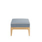 Newhaven Hocker inkl. Auflage Dessin "Indigo/Keder Linum"