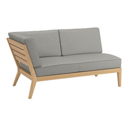 Valencia Lounge Chaiselongue rechts inkl. Auflagen Dessin "Stone/Keder Taupe"