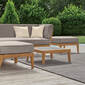Valencia Lounge Chaiselongue links inkl. Auflagen Dessin "Stone/Keder Taupe"