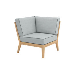 Valencia Lounge Eckelement inkl. Auflagen Dessin "River/Keder Baltic"