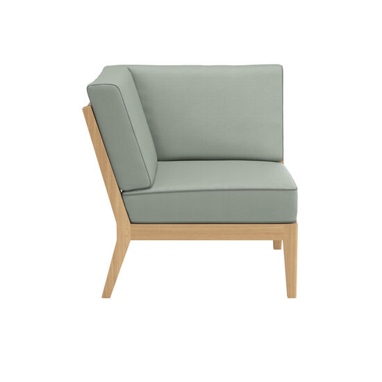 Valencia Lounge Eckelement inkl. Auflagen Dessin "Mineral/Keder Taupe"